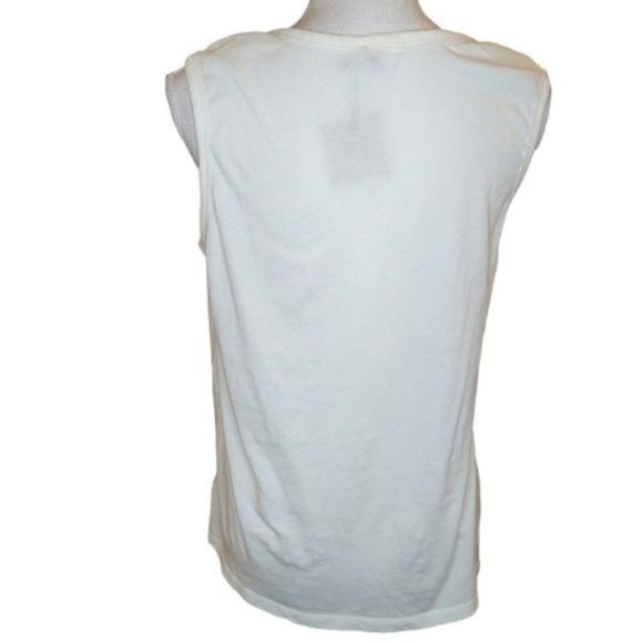 Hello Nite Soft Serve Ice Cream Tank Top In Zinc White Size Small - Picture 3 of 6